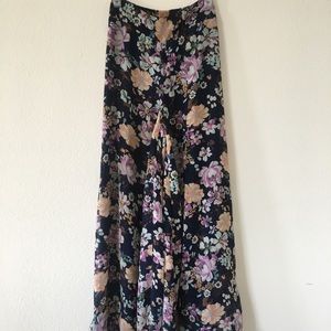 Bar III Wide Leg Floral Pant